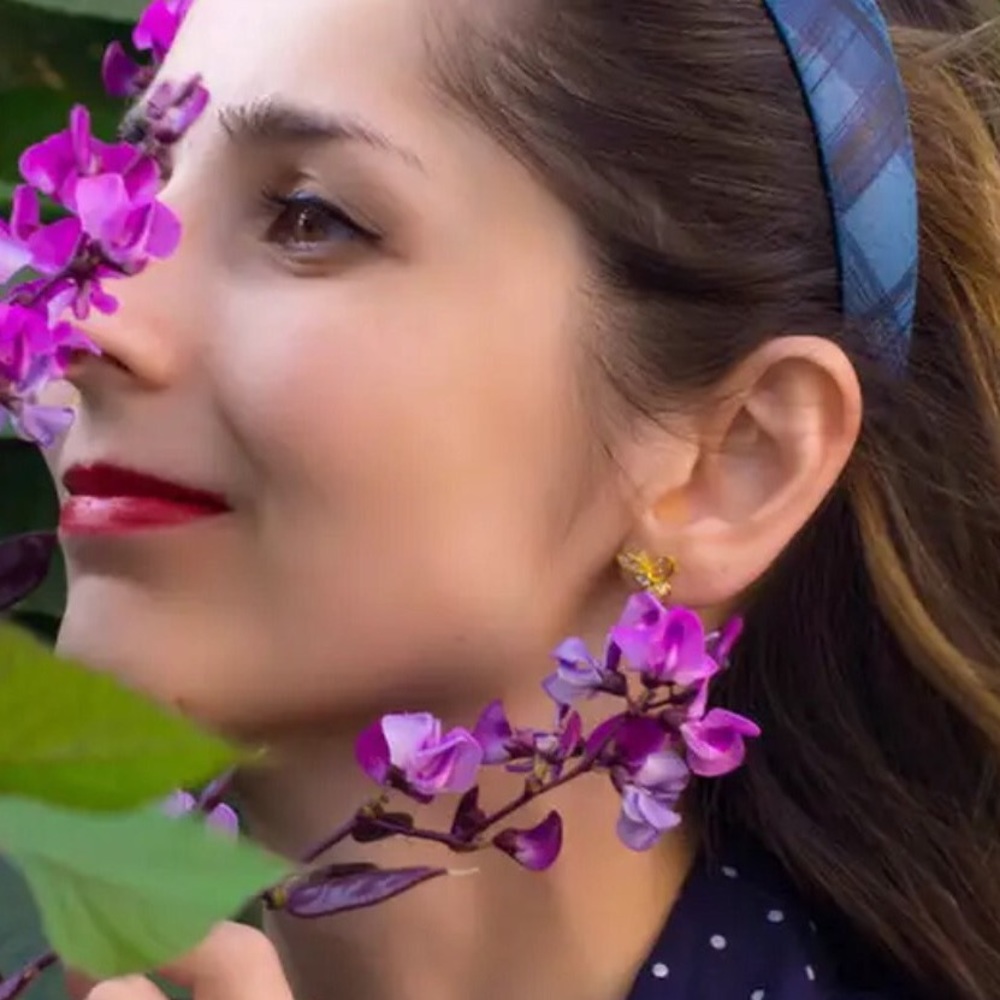 Sold Genuine CITRINE bee stud earrings. - Picture 5 of 6